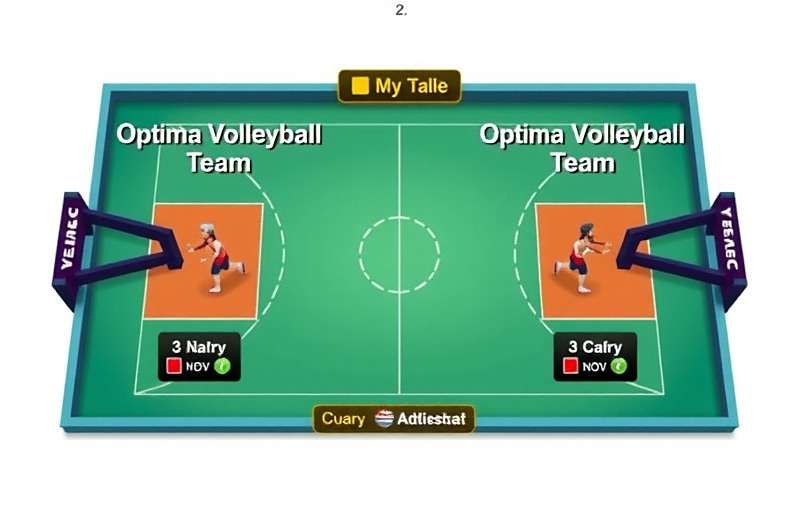 Indian Volleyball Legends - Team Strategy Indian Volleyball Legends strategy guide showing optimal team positioning on the court